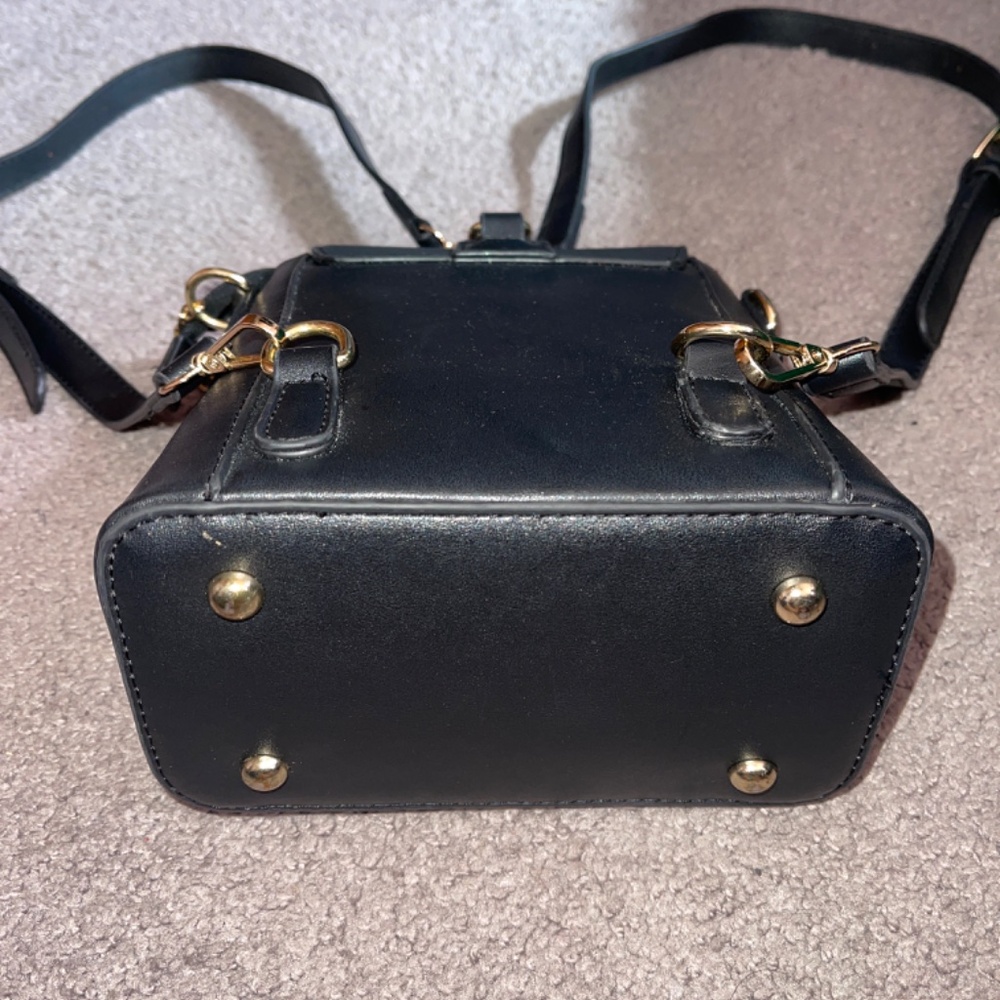 Small Black Stylish Backpack - image 4